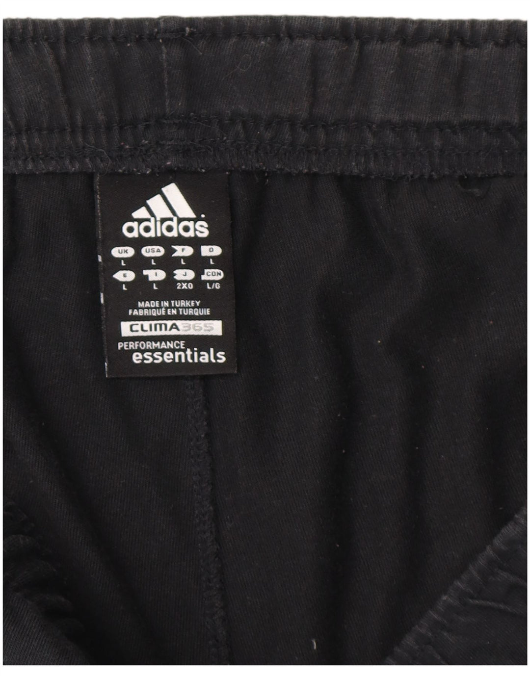 ADIDAS Mens Clima 365 Sport Shorts Large  Black Cotton