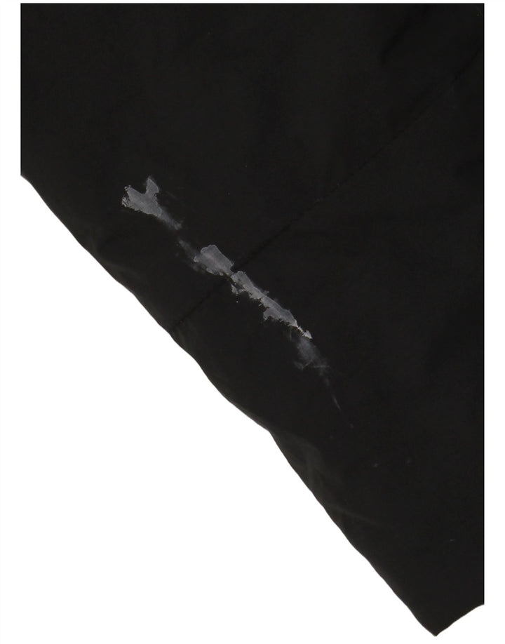 ADIDAS Womens Oversized Hooded Padded Jacket UK 10 Small  Black Polyester