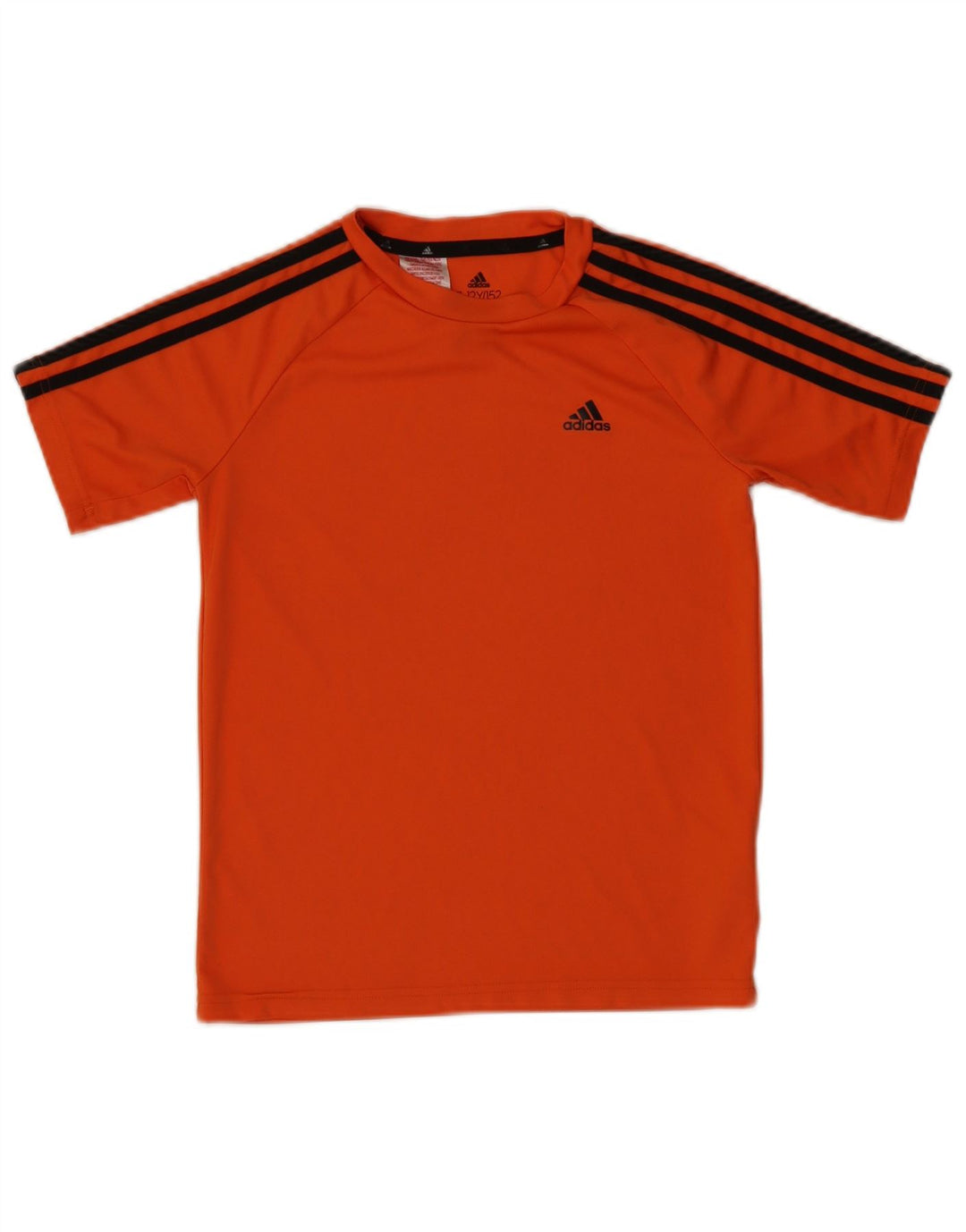 Adidas Boys Aeroready T-Shirt Top 11-12 Years Orange Polyester