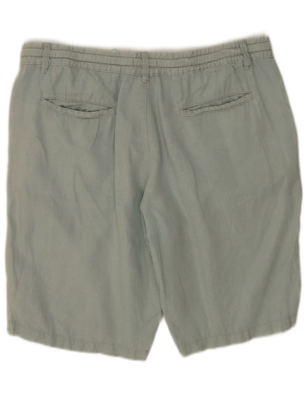 Benetton Mens Chino Shorts W34 Large Green