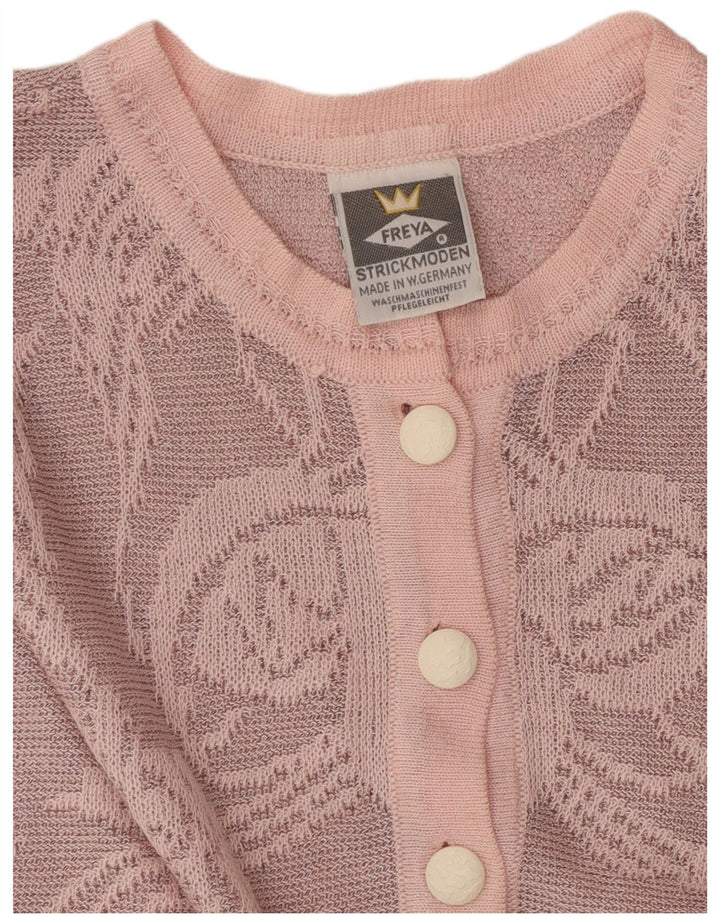 FREYA Womens Crew Neck Jumper Sweater EU 40 Medium Pink Floral