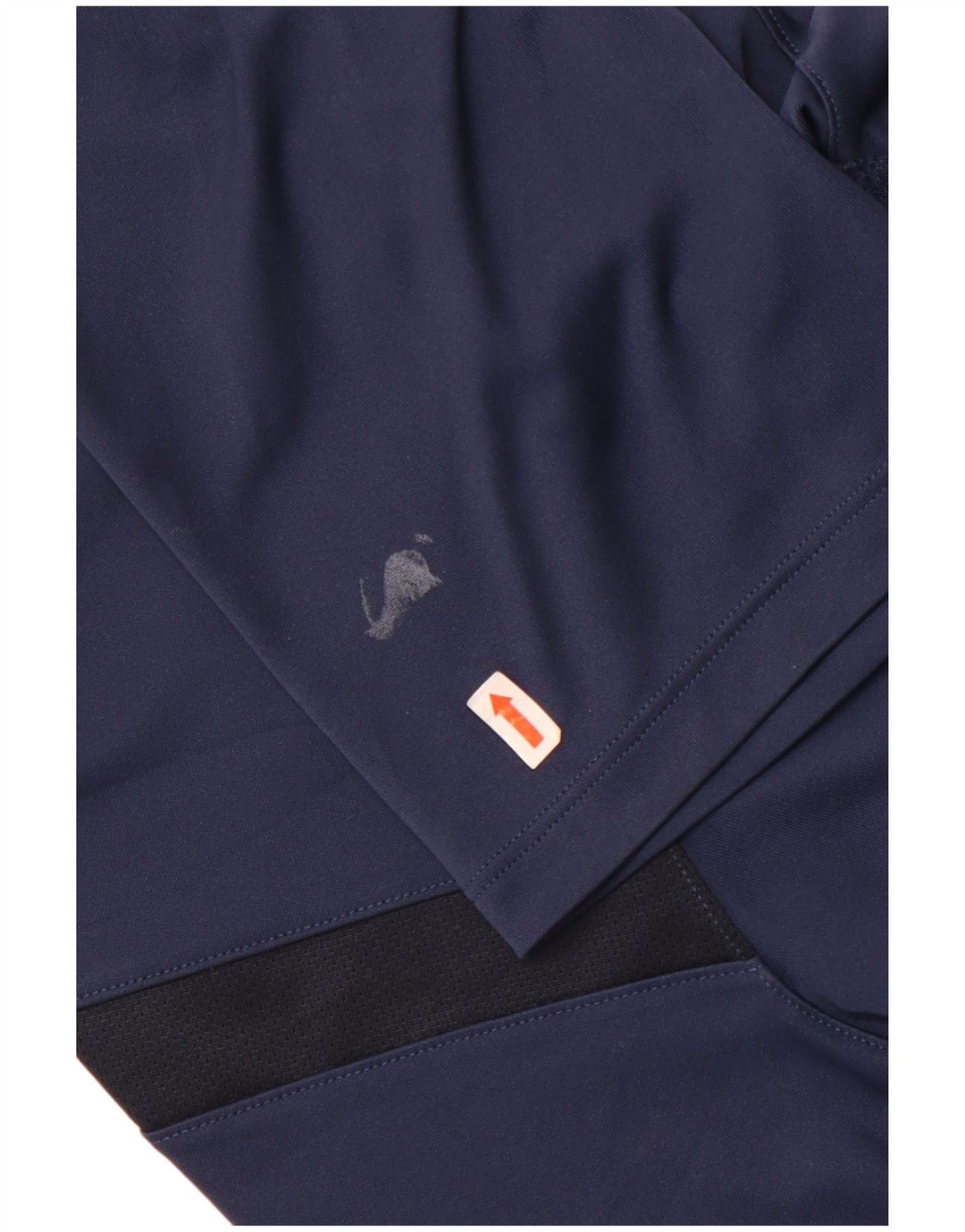 Nike Mens Dri Fit T-Shirt Top Large Navy Blue Polyester