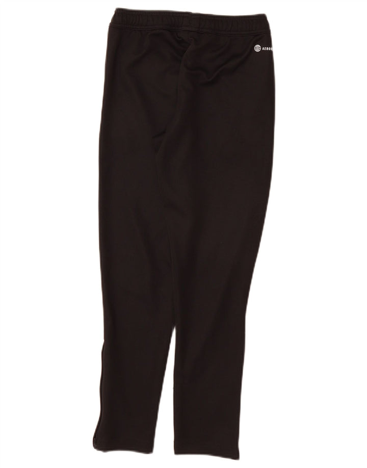 ADIDAS Boys Aeroready Tracksuit Trousers 9-10 Years  Black Polyester