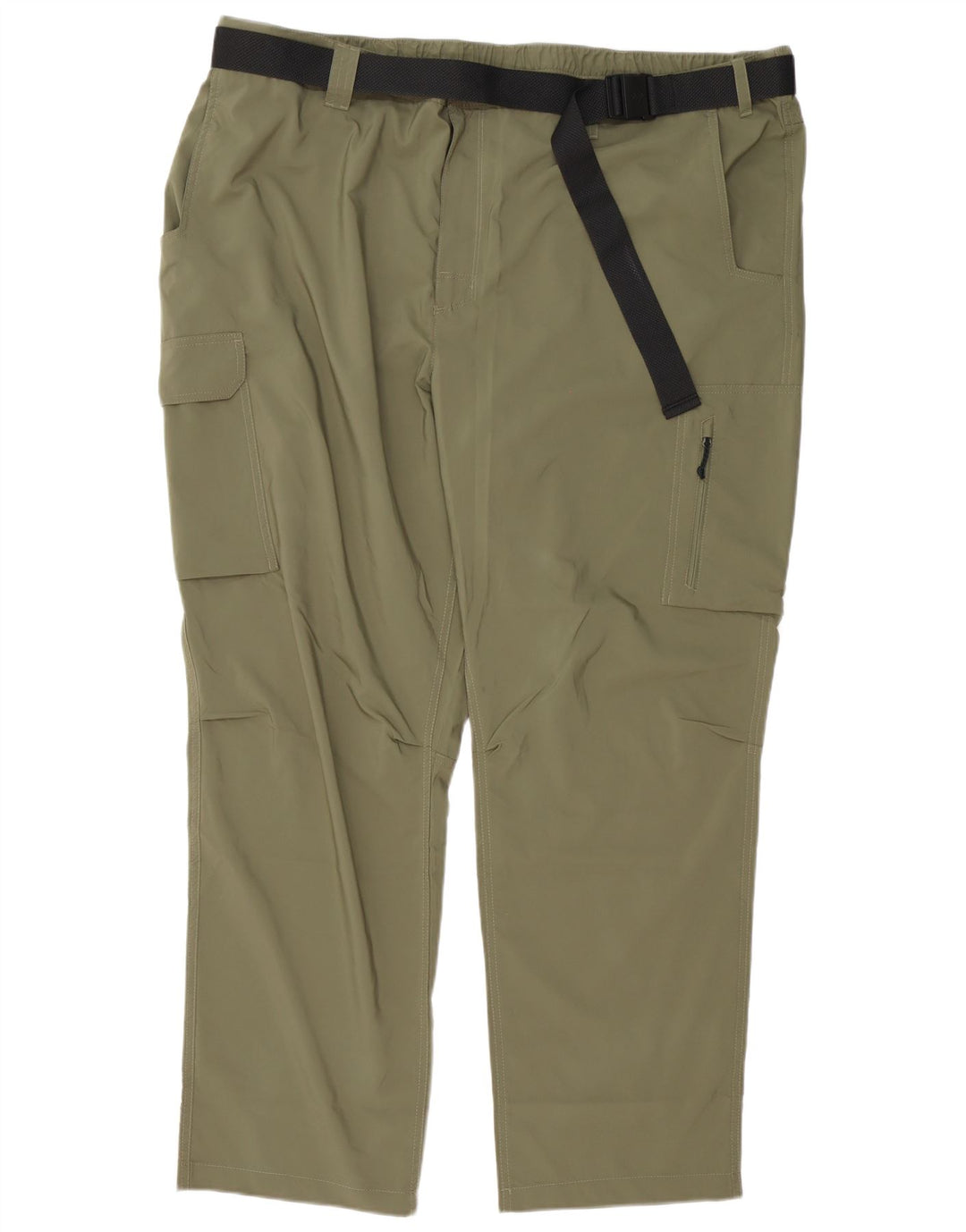 Columbia Mens Straight Cargo Trousers W54 L32 Khaki Polyester