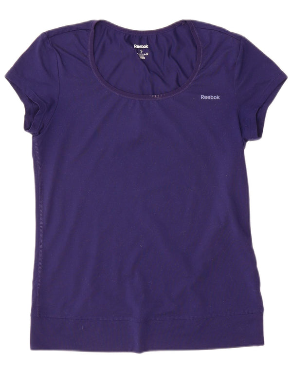 Reebok Womens T-Shirt Top UK 8/10 Small Purple