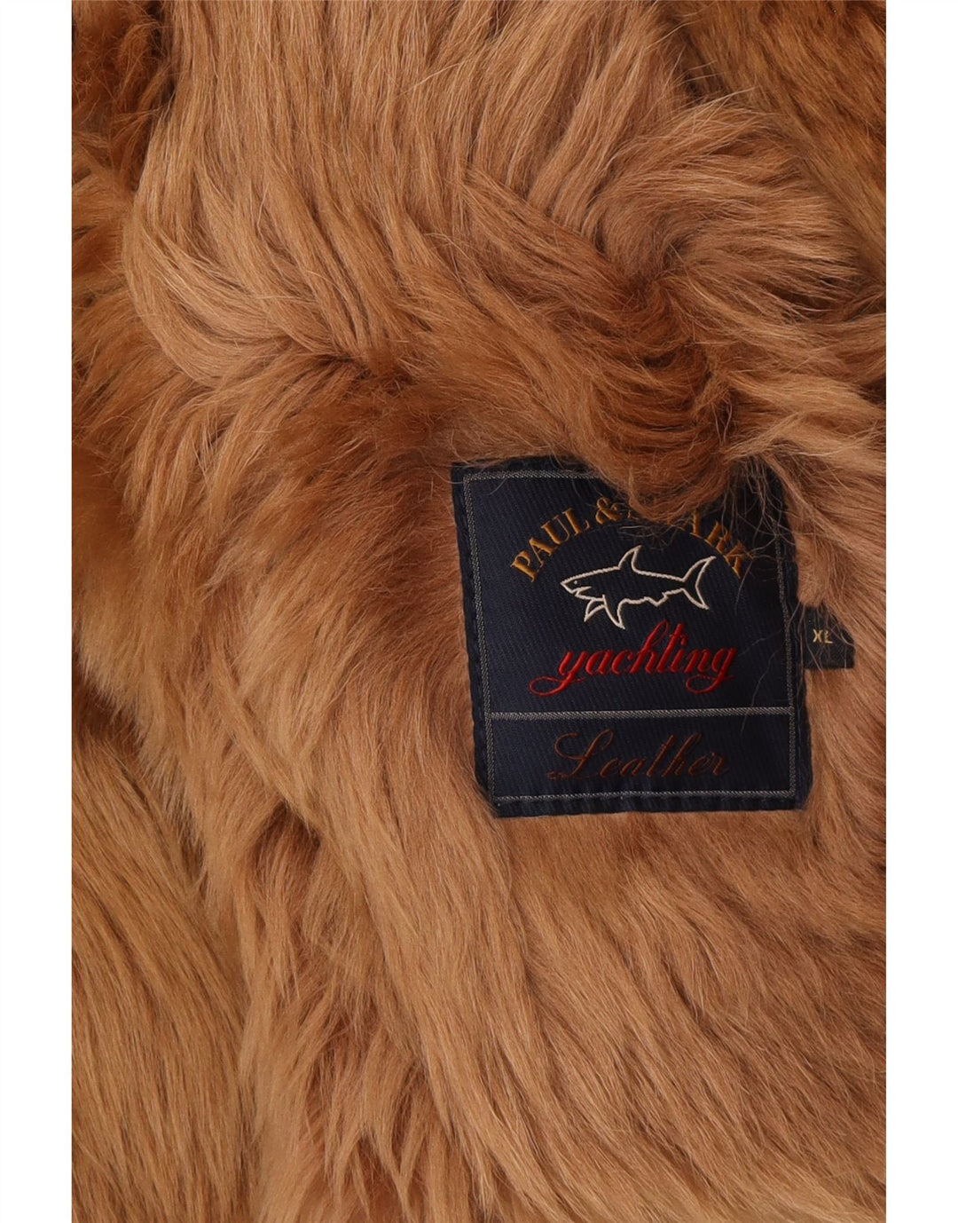 PAUL & SHARK Womens Suede Jacket UK 18 XL Beige Leather