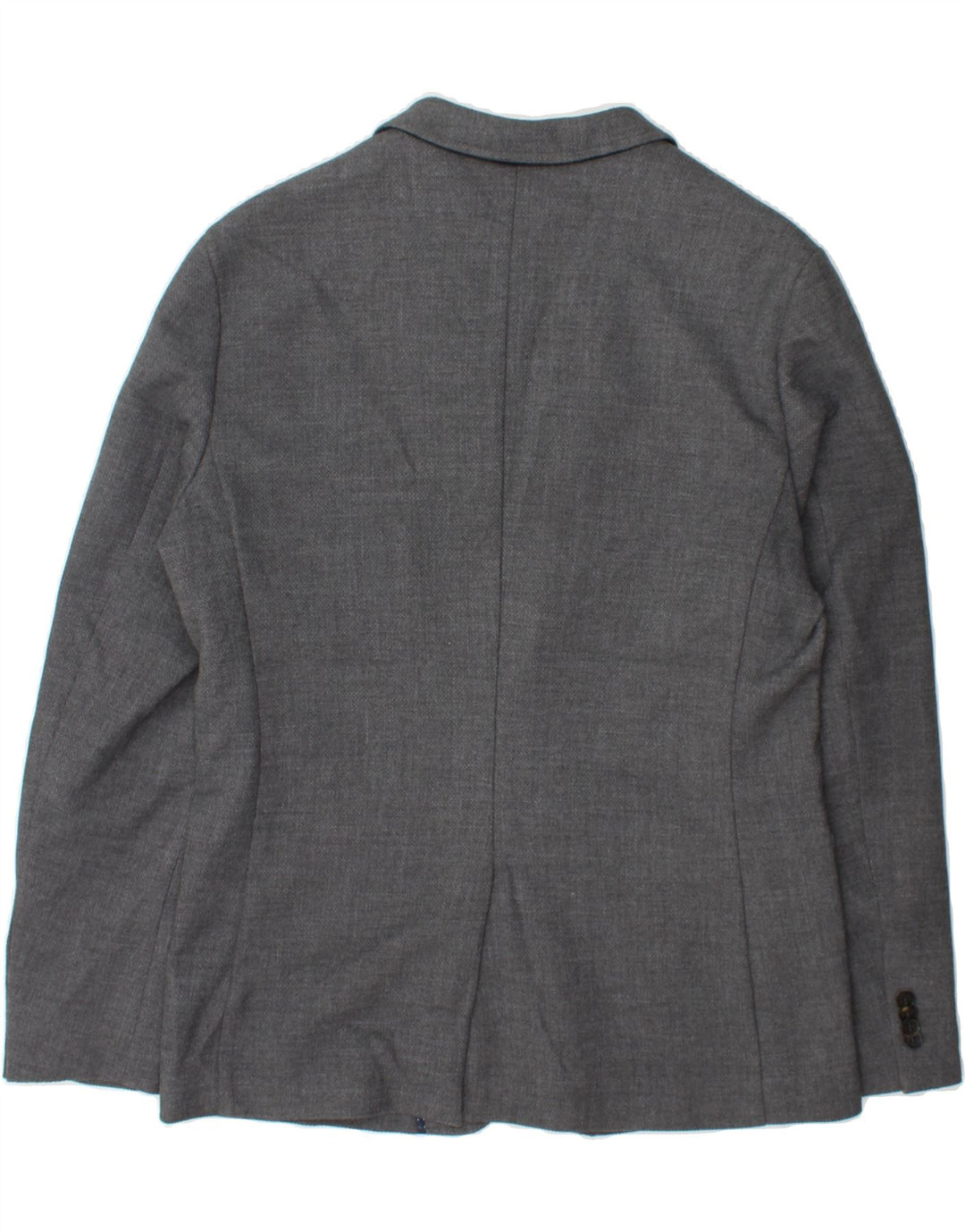 JACK & JONES Mens 2 Button Blazer Jacket IT 52 XL Grey Polyester Vintage Jack & Jones and Second-Hand Jack & Jones from Messina Hembry 