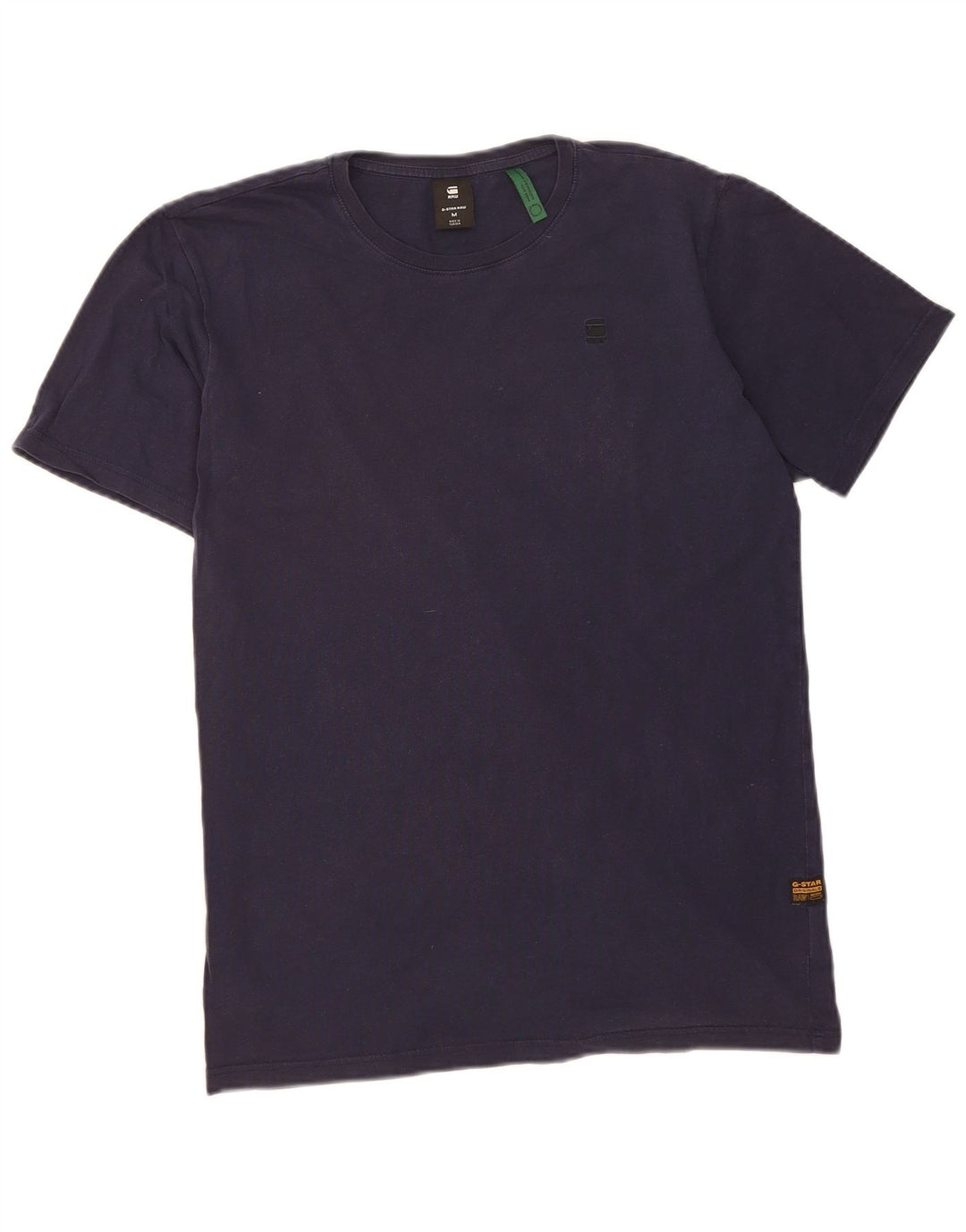 G-STAR Mens T-Shirt Top Medium Navy Blue Cotton
