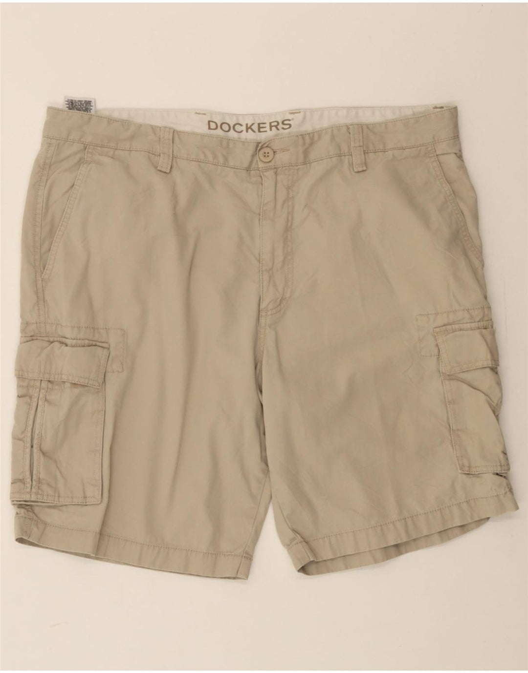 DOCKERS Mens Cargo Shorts W42 2XL Beige Cotton Vintage Dockers and Second-Hand Dockers from Messina Hembry 