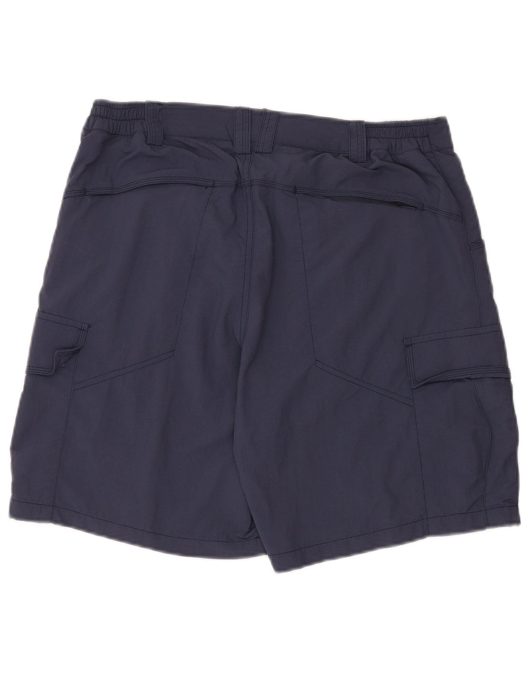 McKinley Mens Cargo Shorts W33 Medium Navy Blue Polyamide