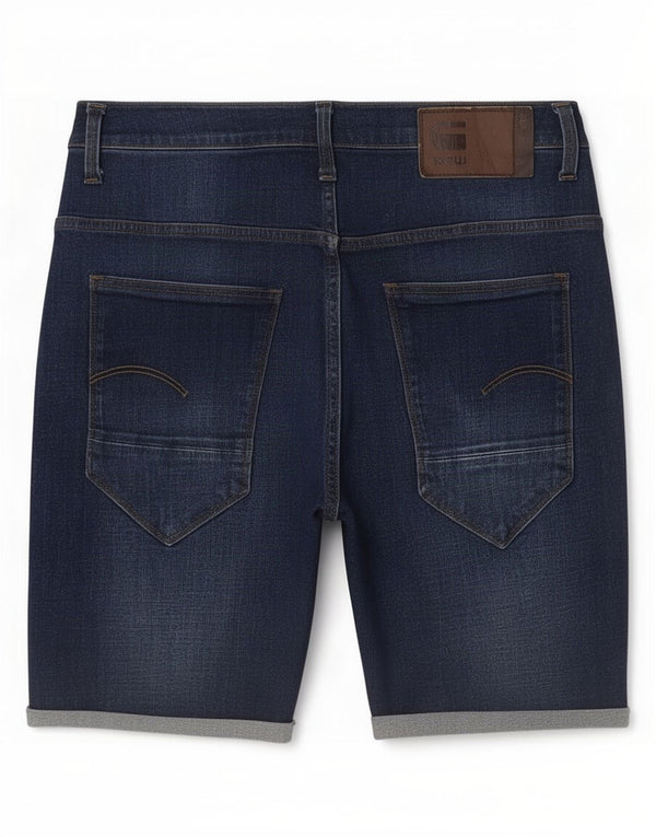 G-Star Mens Arc Denim Shorts W31 Medium Navy Blue Cotton