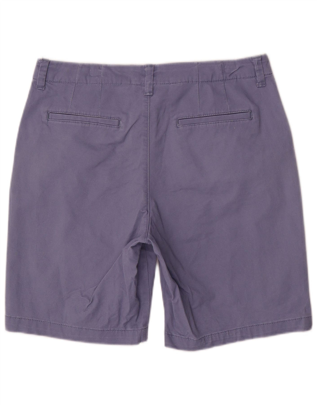 LEE Womens Mid Rise Regular Fit Chino Shorts US 12 Large W32 Purple Cotton