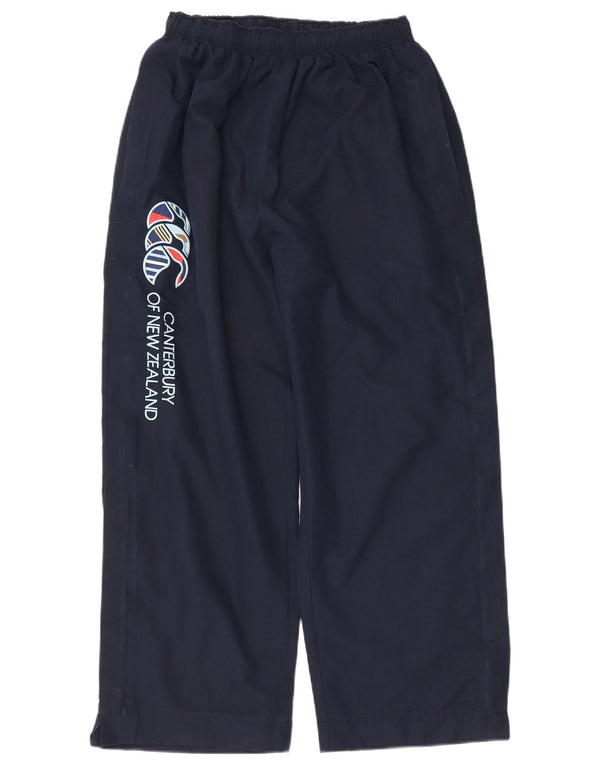 Canterbury Womens Graphic Tracksuit Trousers UK 12 Medium Navy Blue