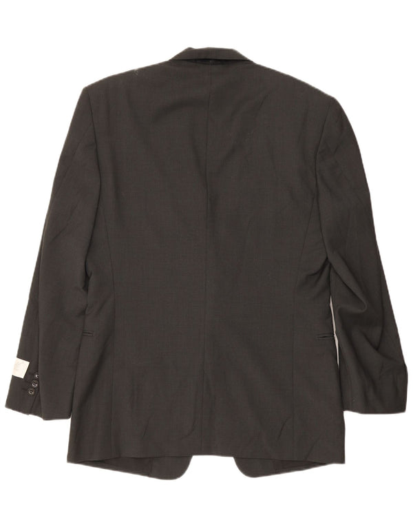 Pal Zileri Mens Gruppo Forall 1 Button Blazer Jacket IT 46 Small Grey