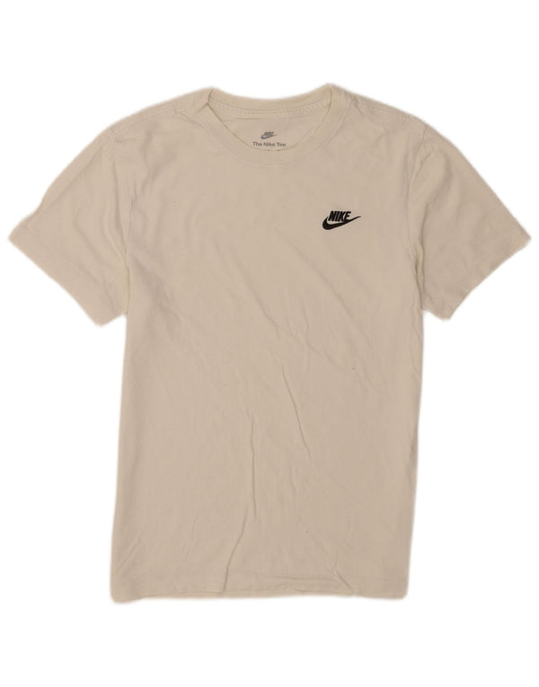Nike Mens T-Shirt Top Small White Cotton