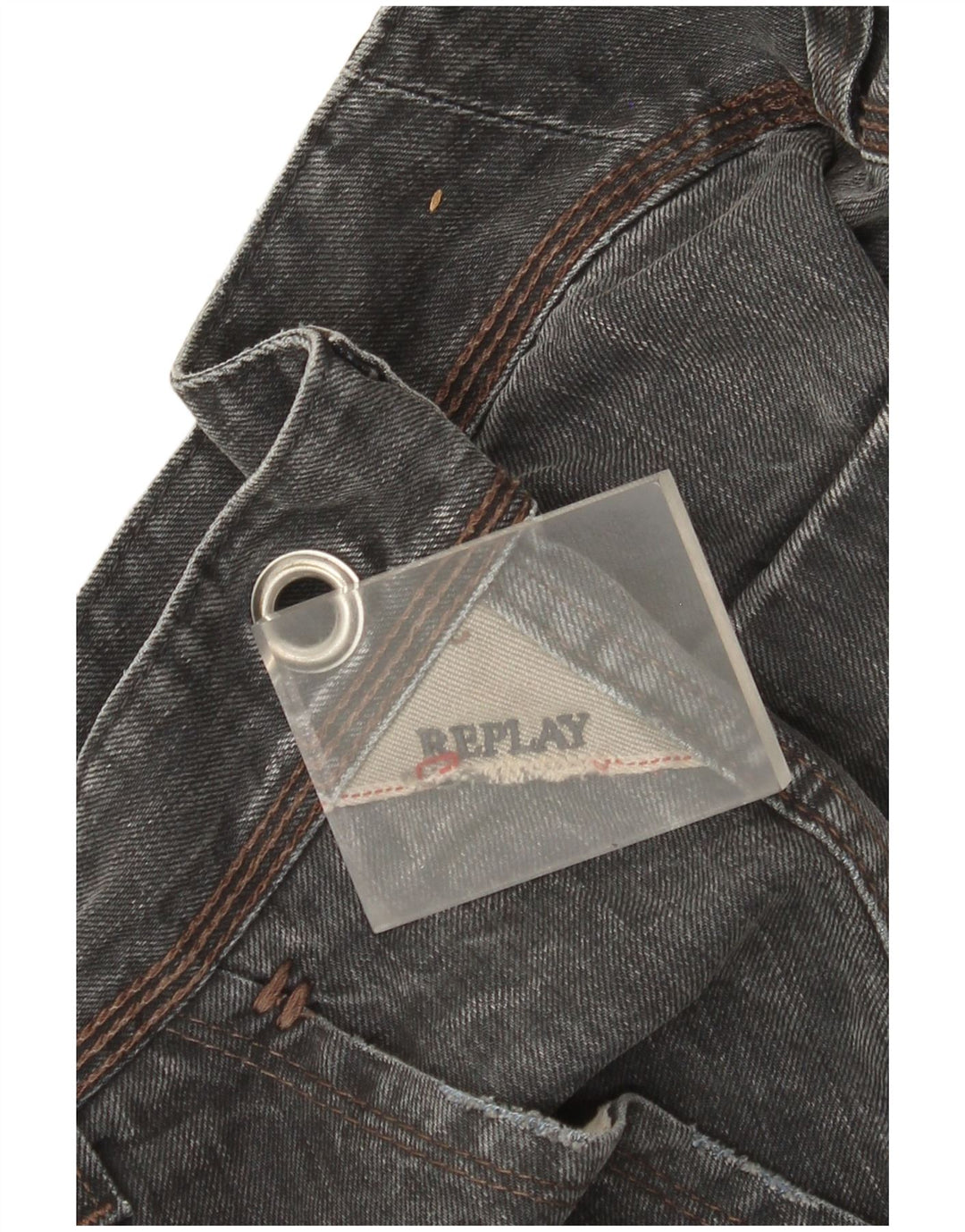 Replay Mens Slim Jeans W38 L33 Grey
