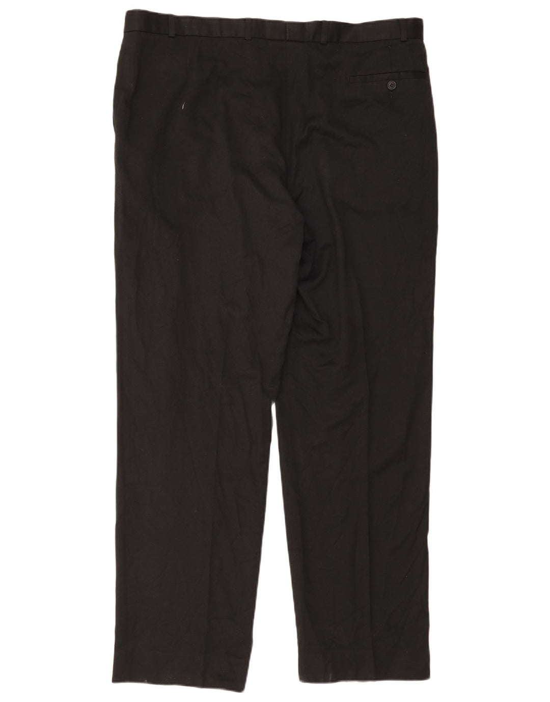 Marks & Spencer Mens Pegged Suit Trousers W42 L33 Black Viscose
