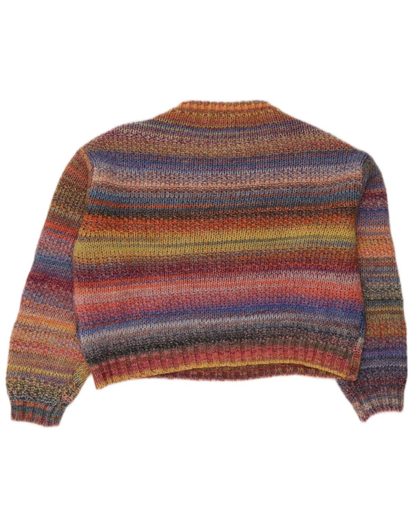 LOLLYS LAUNDRY Womens Crew Neck Jumper Sweater UK 16 Large Multicoloured