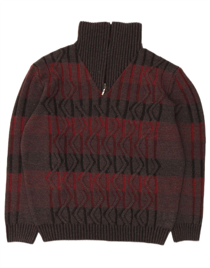 BABISTA Mens Zip Neck Jumper Sweater IT 54 XL Multicoloured Striped
