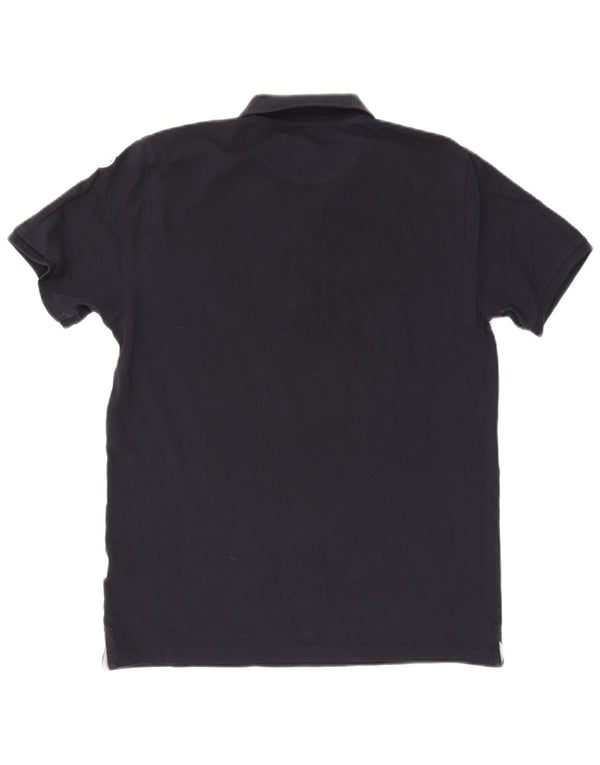 Champion Mens Graphic Polo Shirt Large Black