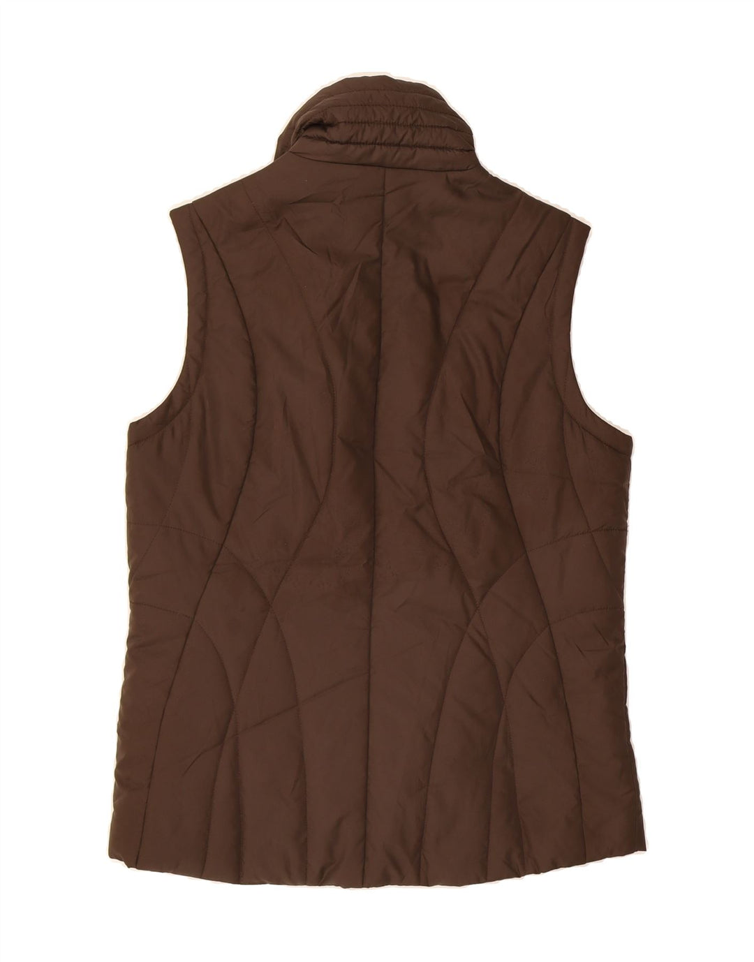 TOMMY HILFIGER Womens Padded Gilet UK 14 Large Brown Polyester Vintage Tommy Hilfiger and Second-Hand Tommy Hilfiger from Messina Hembry 