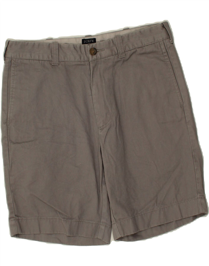 J. CREW Womens Gramercy Chino Shorts W31 Medium Grey Cotton Vintage J. Crew and Second-Hand J. Crew from Messina Hembry 