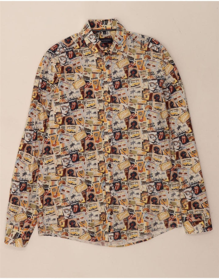 Casa Moda Mens Woodstock Shirt Size 39/40 Medium Multicoloured