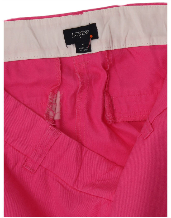 J. CREW Womens Chino Shorts US 4 Small W31  Pink Cotton
