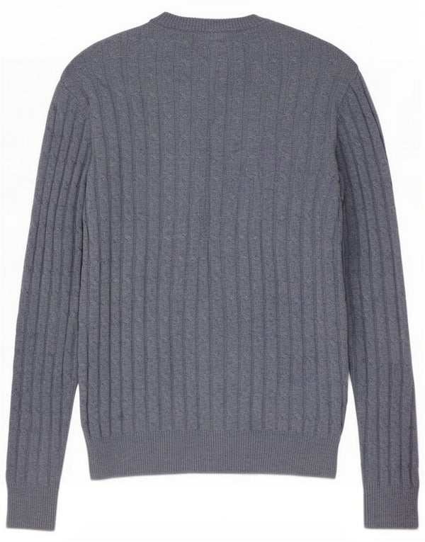 Jack Wills Mens Crew Neck Jumper Sweater Medium Blue Cotton