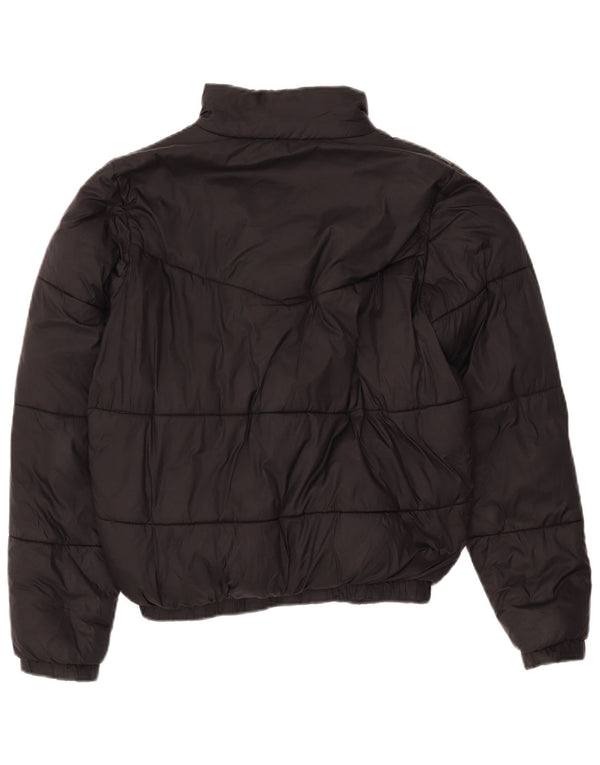 KAPPA Womens Padded Jacket UK 14 Medium Black