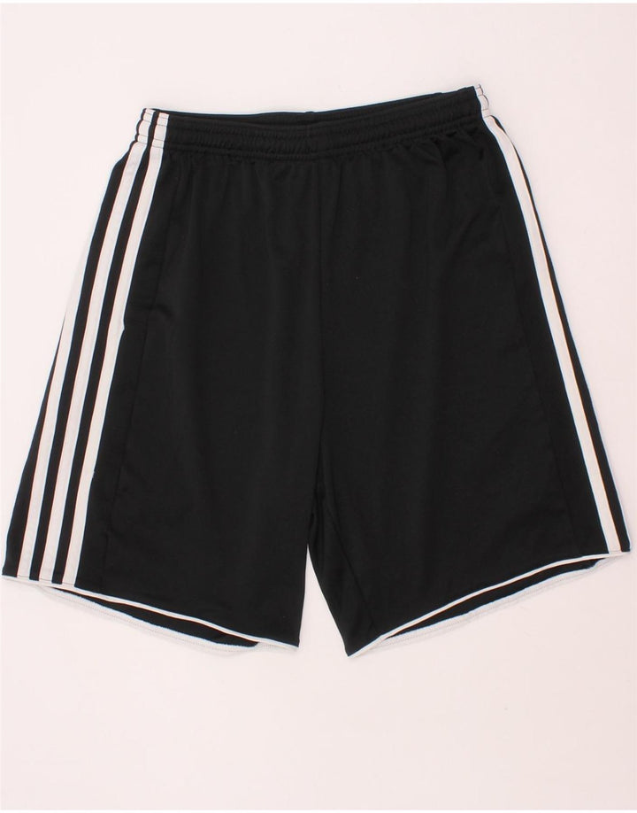 ADIDAS Boys Climacool Sport Shorts 13-14 Years Black Polyester Vintage Adidas and Second-Hand Adidas from Messina Hembry 