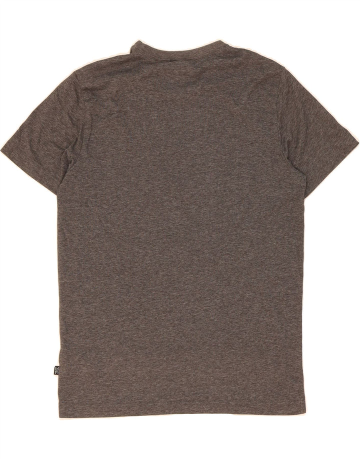 PUMA Mens Graphic T-Shirt Top Medium Grey Cotton Vintage Puma and Second-Hand Puma from Messina Hembry 