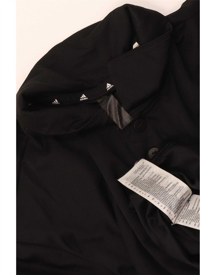 Adidas Mens Aeroready Polo Shirt Medium Black Polyester