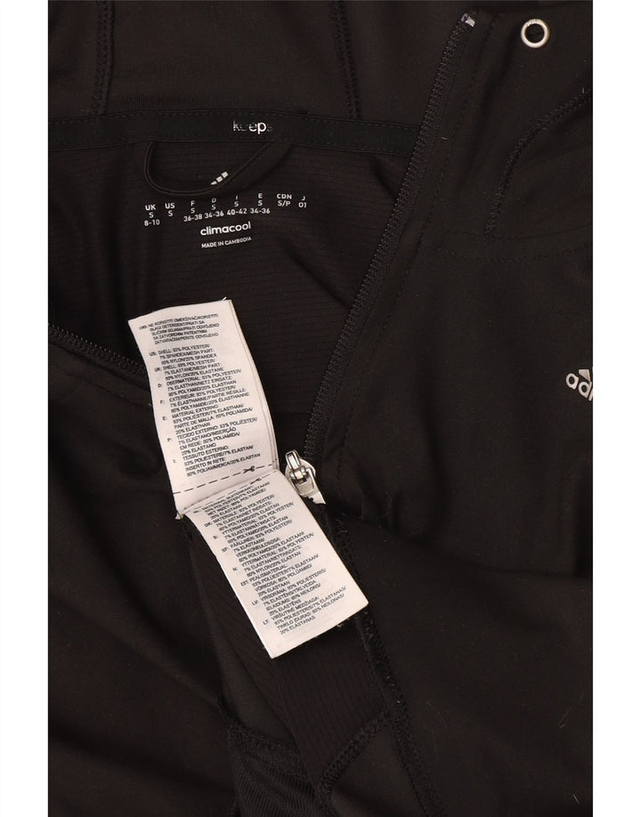 Adidas Womens Climacool Tracksuit Top Jacket UK 8/10 Small Black