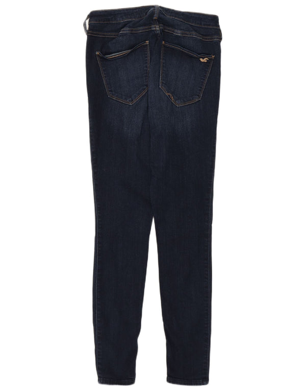 Hollister Womens Curvy Fit Legging High Waist Jeans W30 L28 Navy Blue