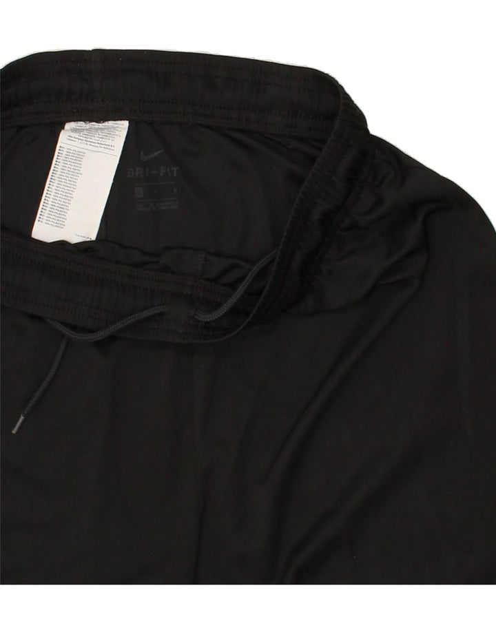NIKE Mens Dri Fit Sport Shorts Large Black Polyester