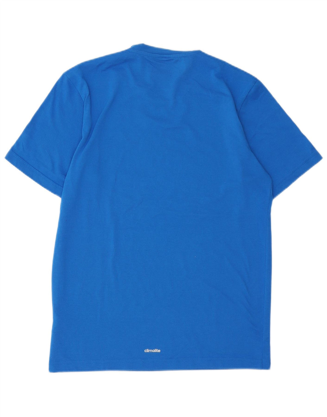 Adidas Mens Climalite T-Shirt Top Small Blue Polyester