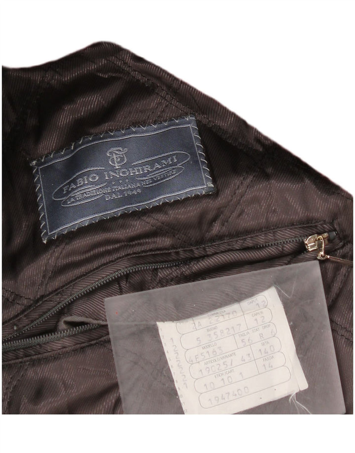 Fabio Inghirami Womens Duffle Coat IT 46 4XL Black