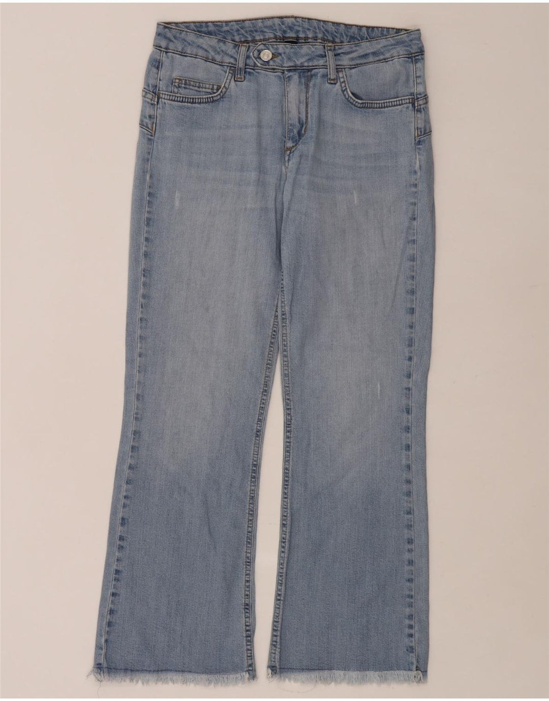 Liu Jo Womens Bootcut Jeans W30 L26 Blue Cotton