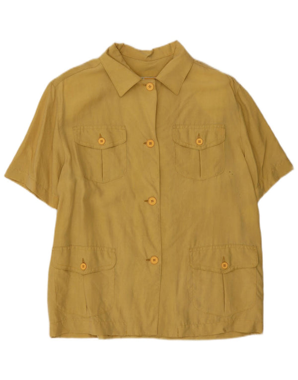 Gimel Girls Short Sleeve Shirt Blouse 15-16 Years Yellow