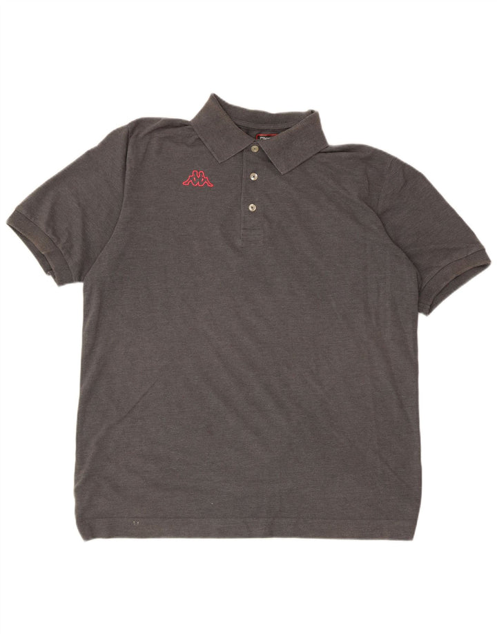 KAPPA Mens Polo Shirt XL Grey