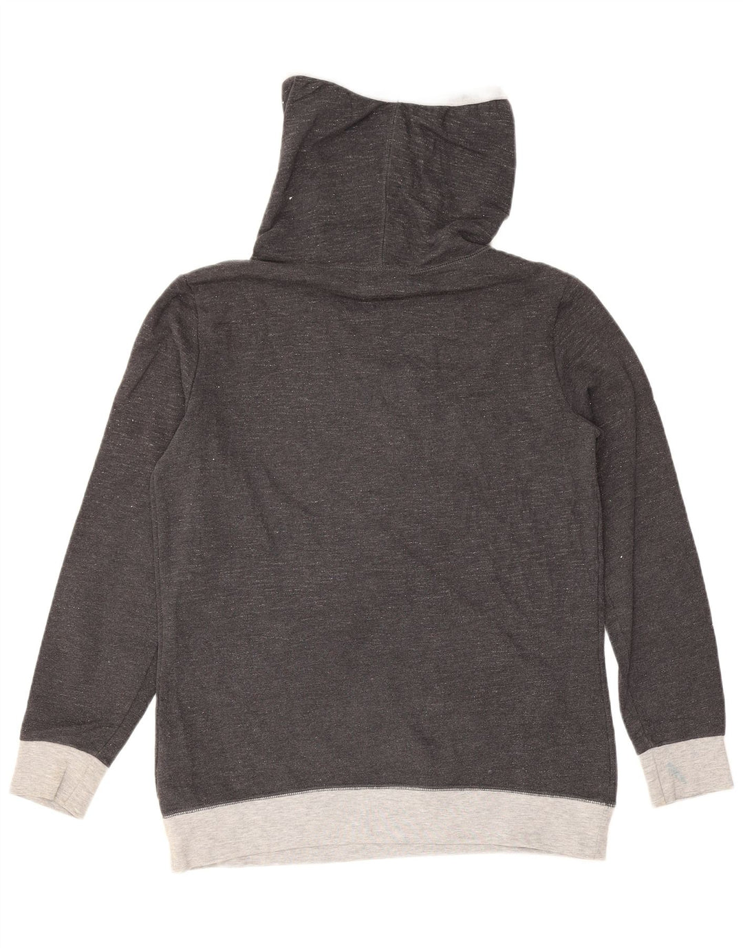 Converse Womens Graphic Sweatshirt Jumper UK 10 Small Grey Colourblock