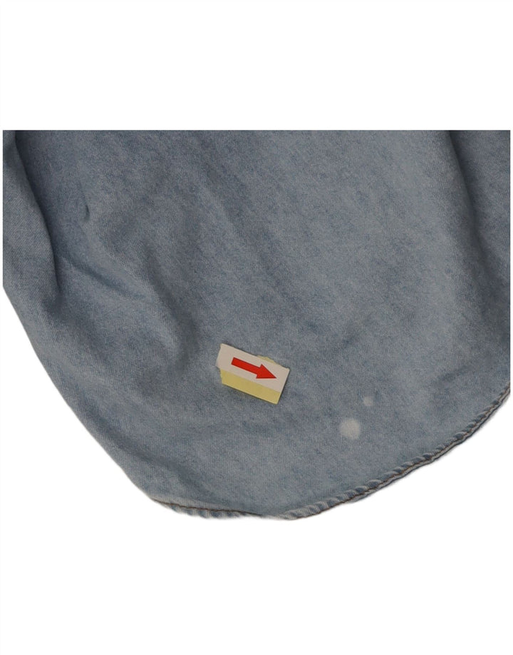 CASUCCI Mens Denim Shirt 2XL Blue