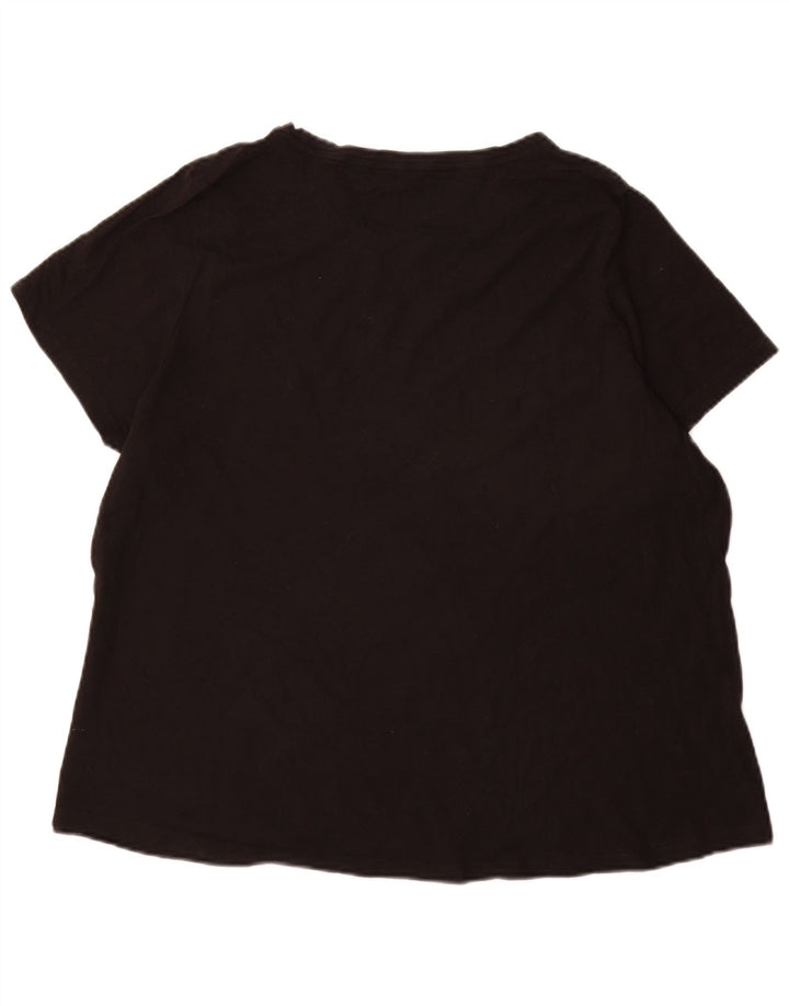 Puma Womens Graphic T-Shirt Top UK 20 2XL Black