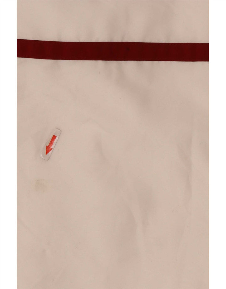 Reebok Mens Pullover Tracksuit Top Jacket UK 40 Medium White Colourblock