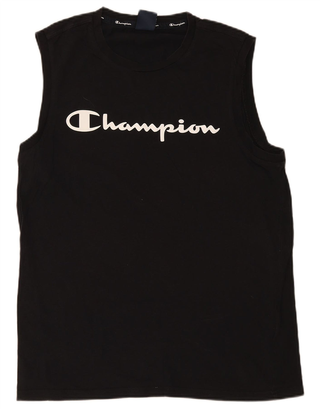 Champion Mens Graphic Vest Top Large Black