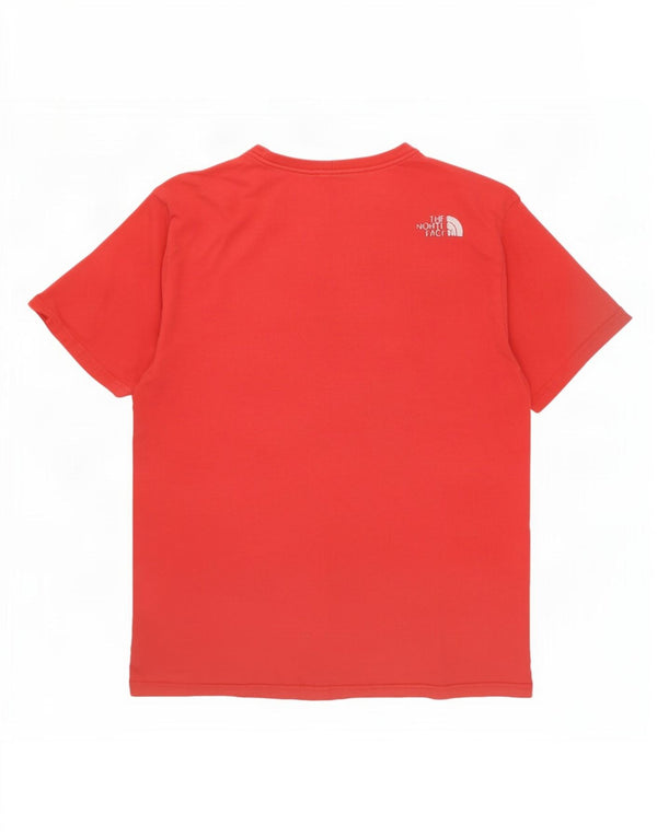 The North Face Mens Graphic T-Shirt Top Medium Red Cotton