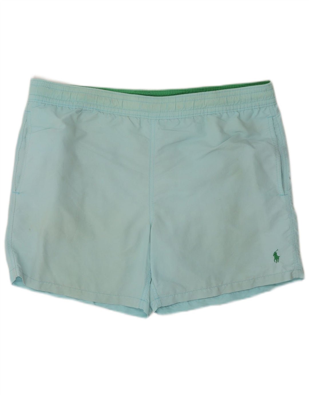 Polo Ralph Lauren Mens Swimming Shorts Medium Blue Nylon