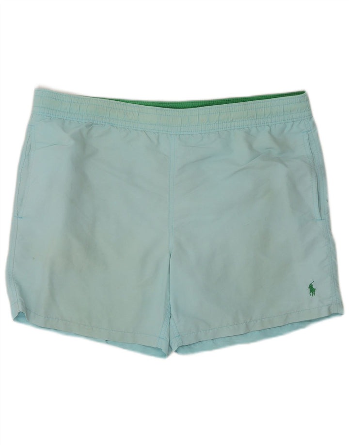Polo Ralph Lauren Mens Swimming Shorts Medium Blue Nylon