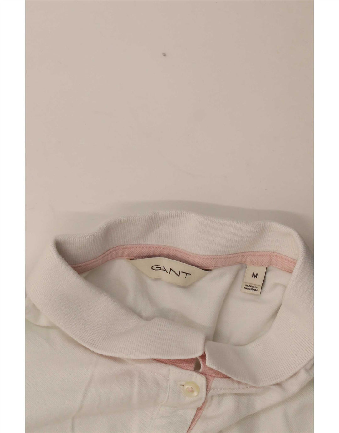 Gant Womens Polo Shirt UK 14 Medium White